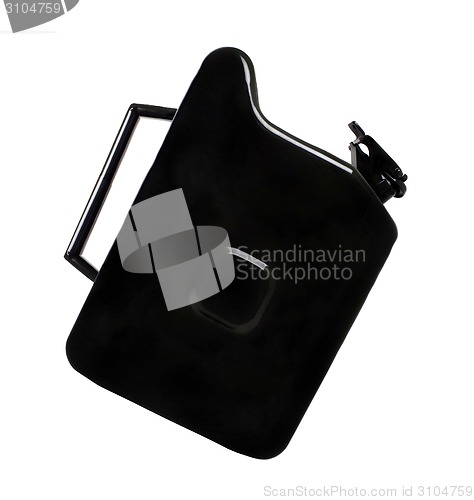 Image of Metal jerrycan isolated