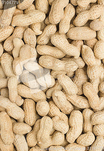 Image of close-up of some peanuts. background