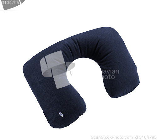 Image of blue neck pillow