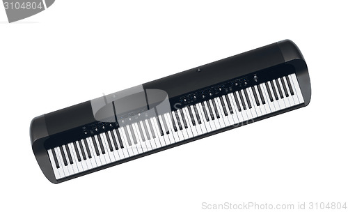 Image of Synthesizer isolated on white background