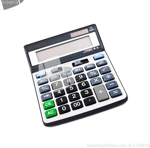 Image of calculator isolated