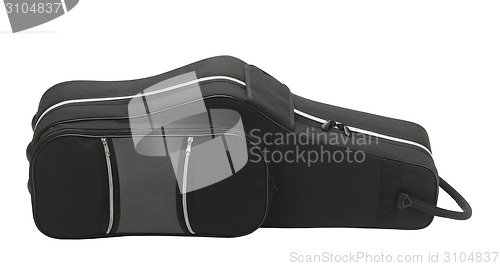 Image of Guitar case isolated on the white background