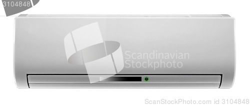 Image of white air conditioner isolated