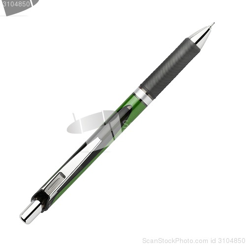 Image of business fountain pen isolated on white background