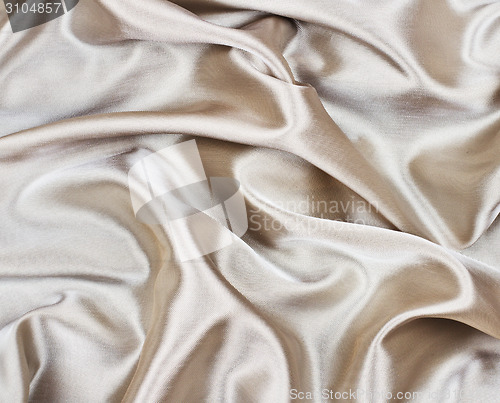 Image of white satin fabric as a background
