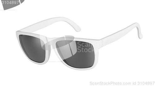 Image of White sunglasses