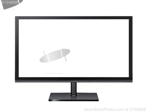 Image of Computer monitor isolated on white