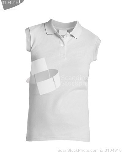 Image of Front of a clean White T-Shirt