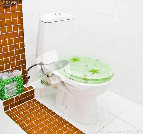 Image of modern toilet in the bathroom