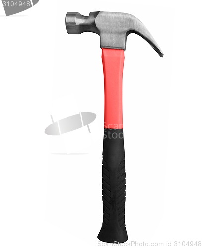 Image of hammer isolated on white background