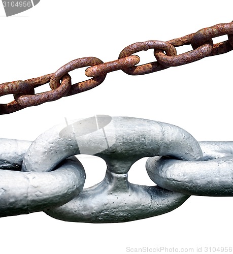 Image of big and small chain