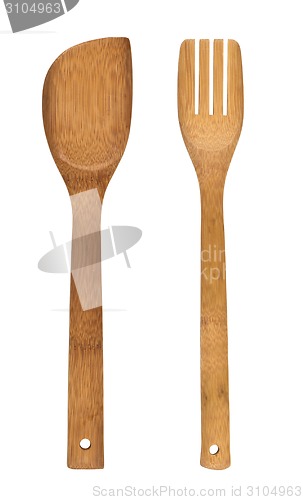 Image of Wooden cutlery