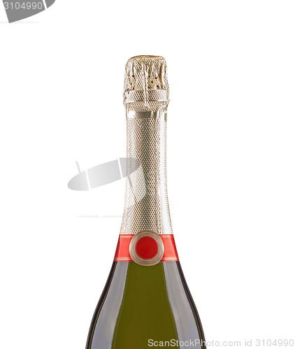 Image of top of champagne bottle 