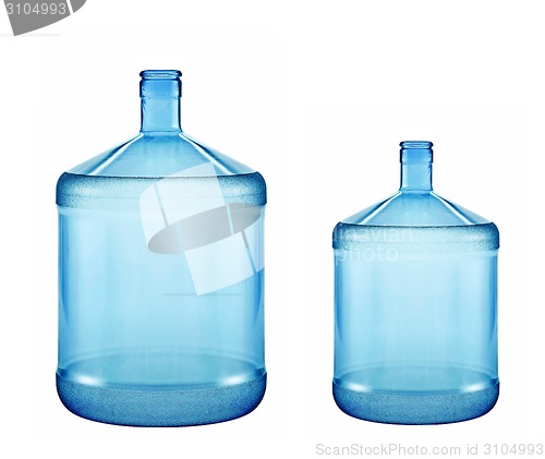 Image of big and small plastic gallon containers