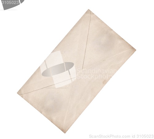 Image of Old envelope isolated