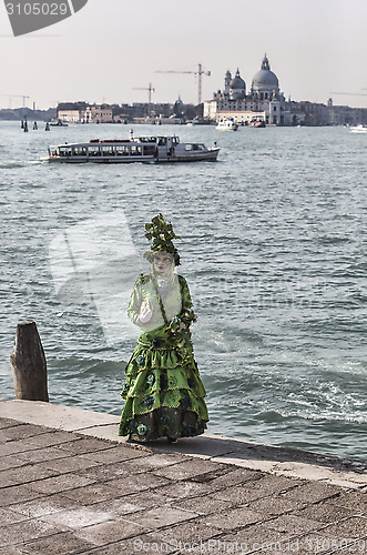Image of Green Venetian Costume
