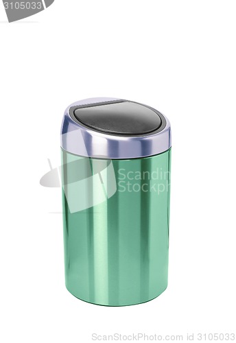 Image of Refuse bin isolated on white background