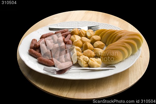Image of Cheese and Sausages