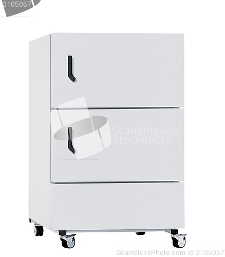 Image of clipping path of the double door freezer