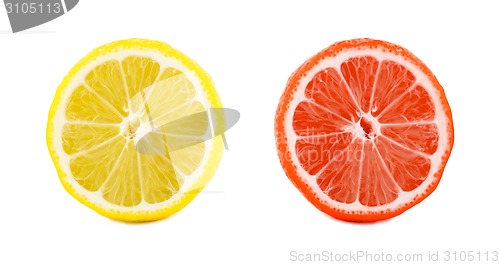 Image of grapefruit with lemon slices