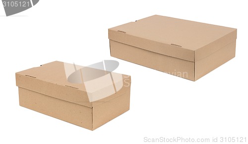 Image of Closed shipping two cardboard boxes