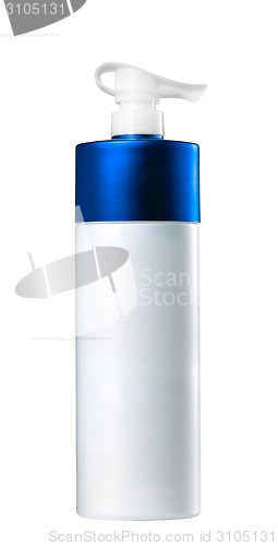 Image of Cosmetic Cream Bottle isolated on white