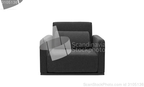 Image of black sofa