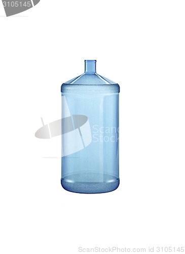 Image of Big water bottle. On a white background.