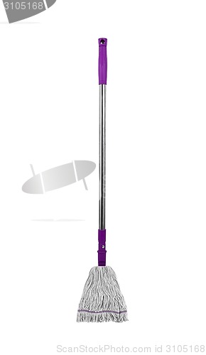 Image of fiber mop for cleaning floor
