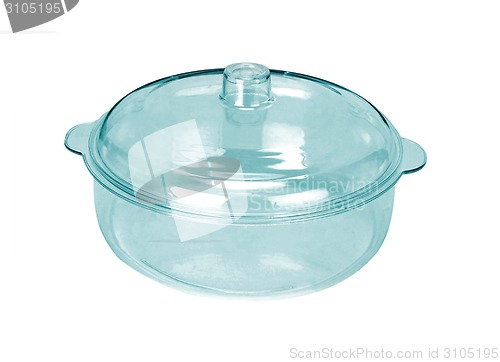 Image of Glassy Bowl isolated on white background