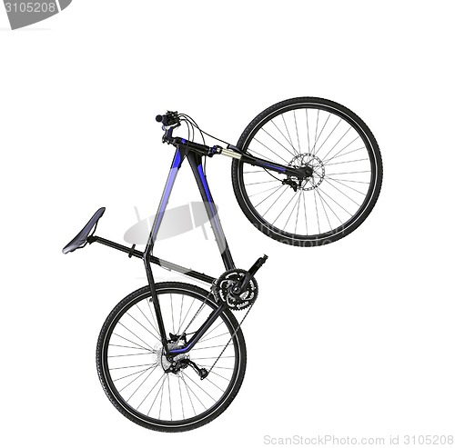 Image of mountain bike isolated