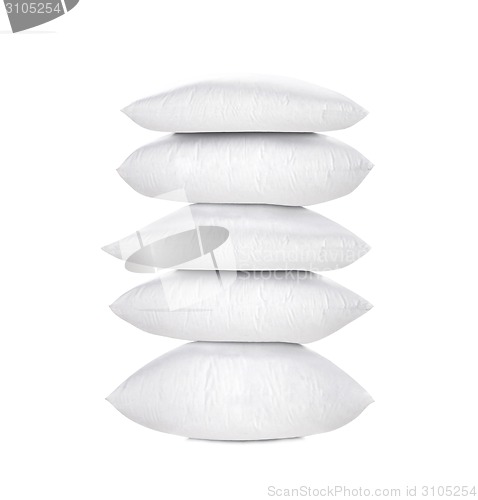 Image of pillows isolated on white