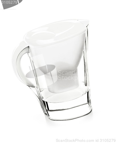 Image of water filter isolated on white