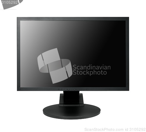 Image of Computer monitor isolated