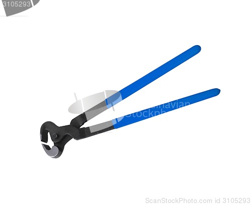 Image of iron nippers isolated on white background