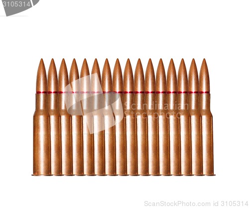 Image of bullets on white background