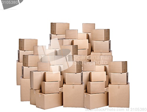 Image of different cardboard boxes