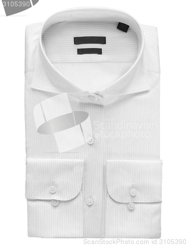 Image of White shirt isolated on white background