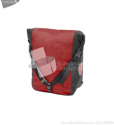 Image of Grey bag isolated on white