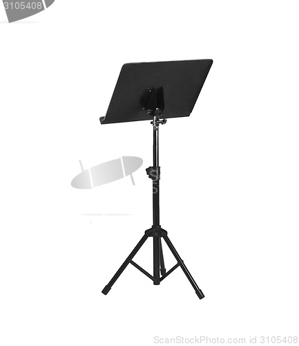 Image of Music stand isolated on white