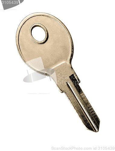 Image of Key isolated on white background