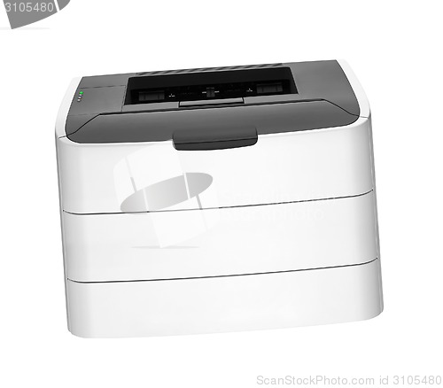 Image of laser printer isolated