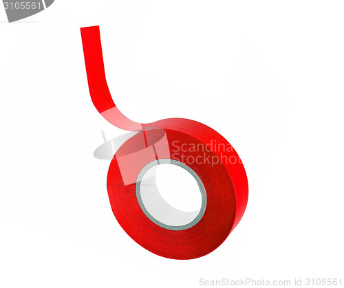 Image of Adhesive tape on the white background