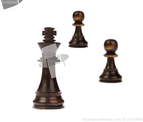 Image of Chess king standing