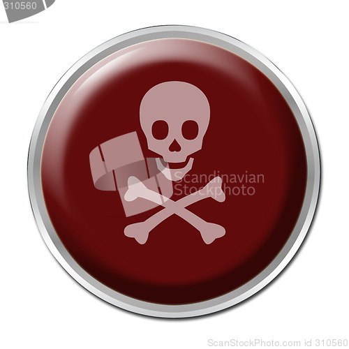 Image of Skull Button
