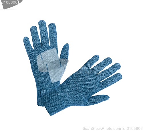 Image of Blue gloves