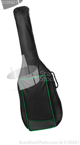 Image of classical guitar case isolated