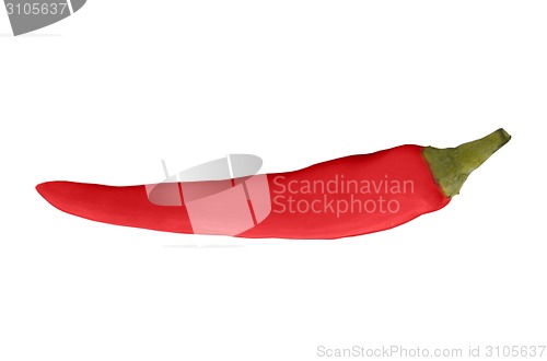 Image of redpepper isolated on a white background