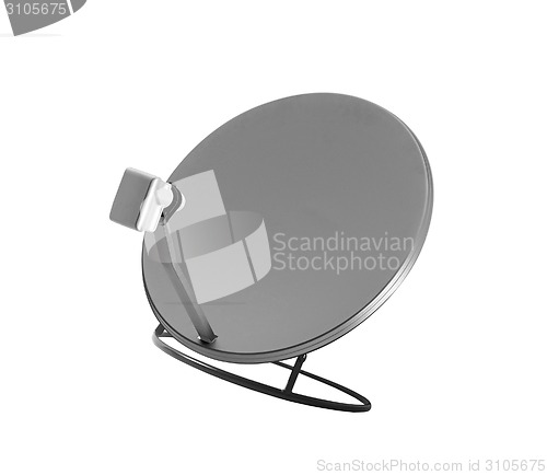 Image of isolated satelite dish