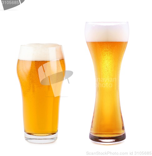 Image of Two glasses of beer